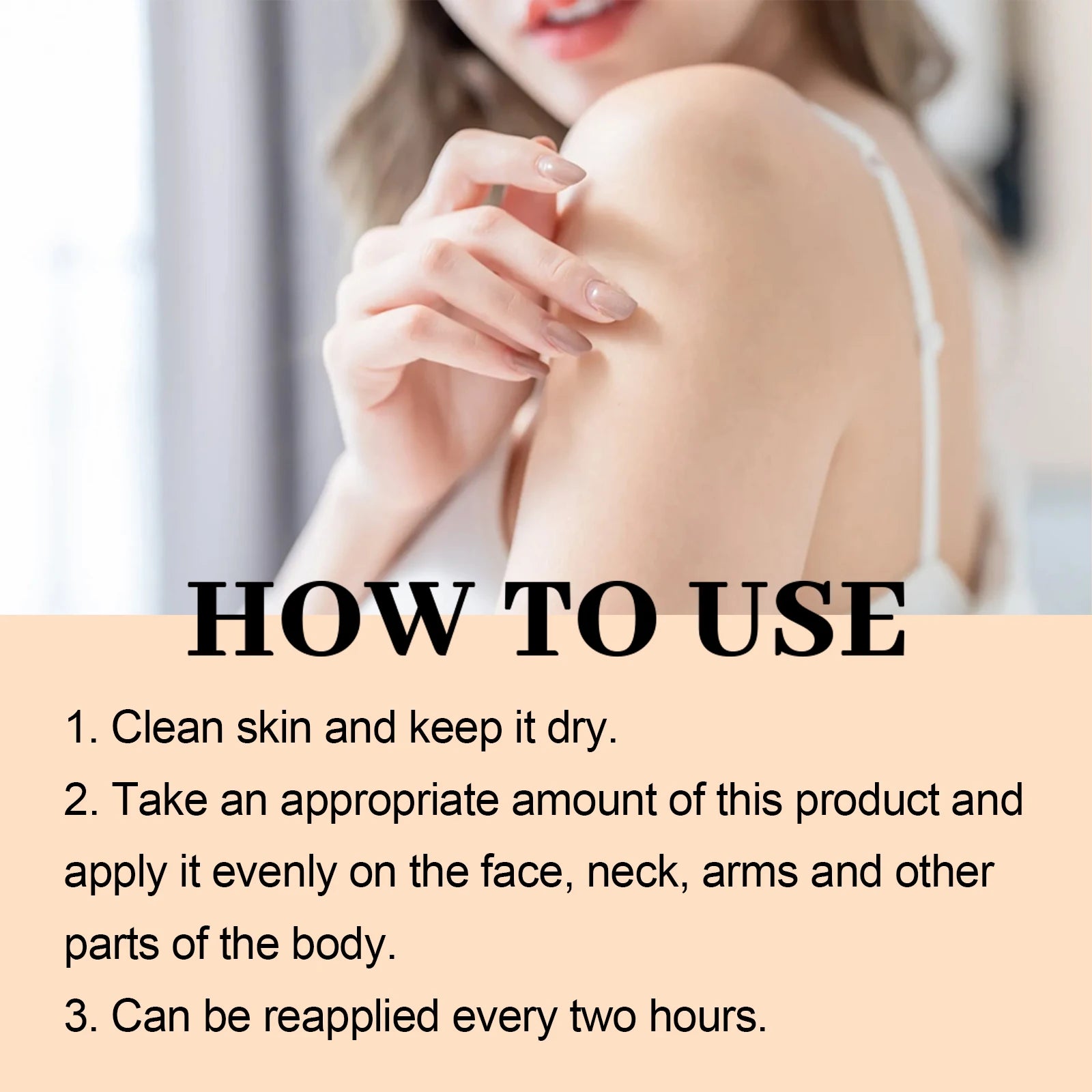 Sunscreen Lotion UV Protective Oil-Control Refreshing Skin Moisturizing Sun Isolate Makeup Hyaluronic Acid Concealer Sun Cream Peaceful Pleasures Health and Wellness