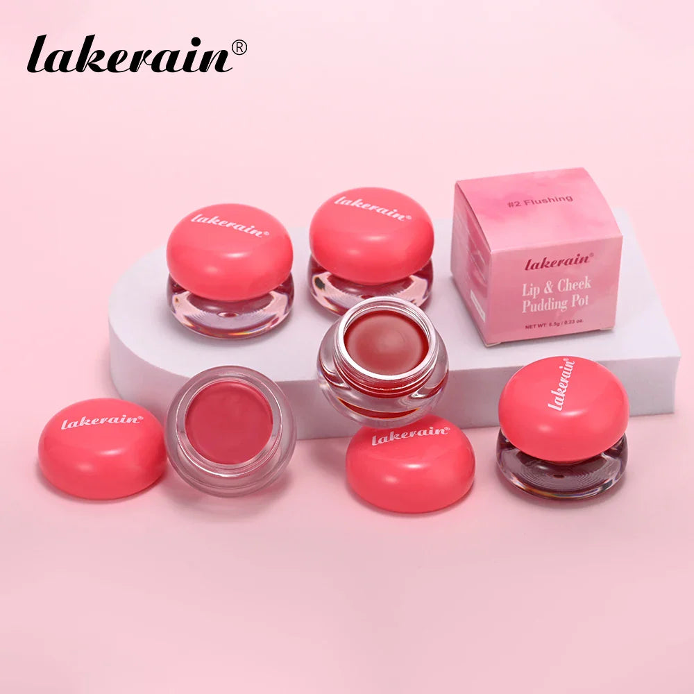 Blurry Pudding Pot Lip & Cheek Blush – Matte, Waterproof, 8 Shades