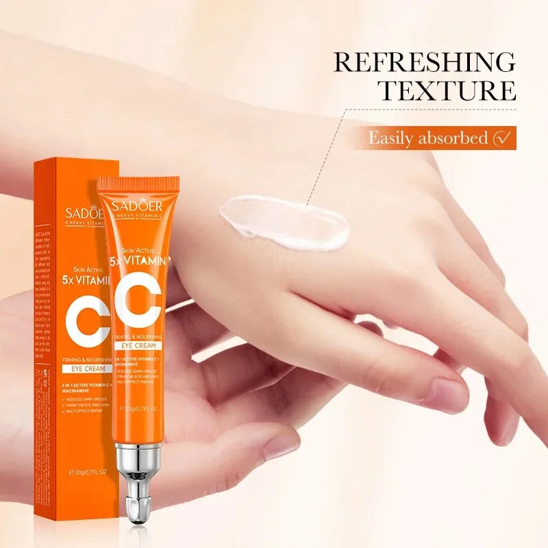 SADOER Vitamin C Eye Cream – Brightening & Firming | 20g