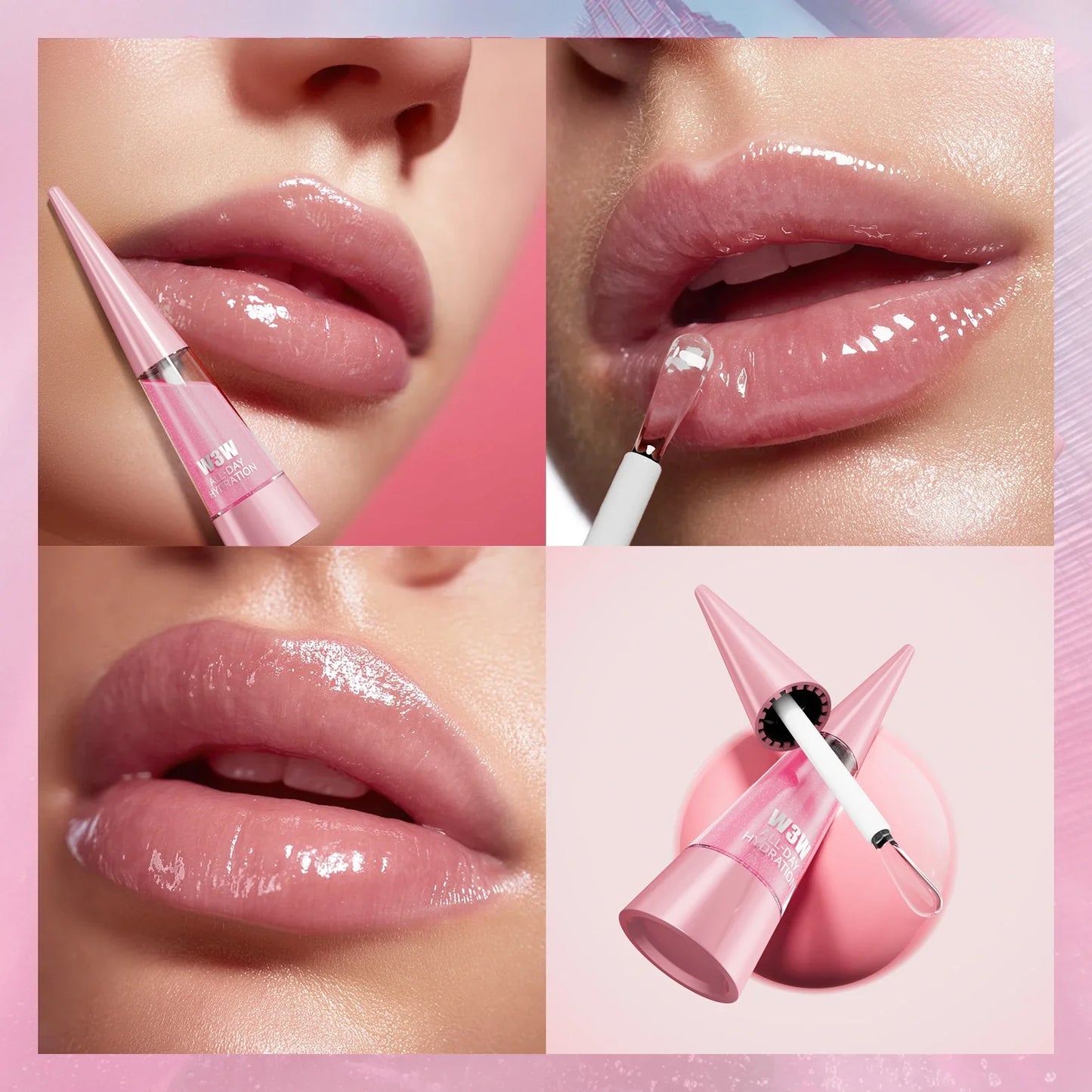 Lip Plumper Gloss – Moisturizing, Transparent & Fragrance-Free