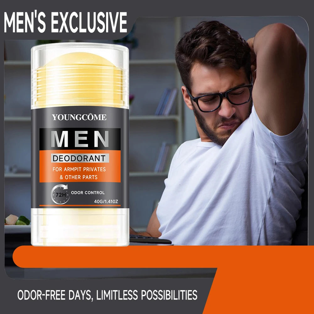 Men Odor Remove Cream Underarm Bad Smell Sweating Removal Armpit Refreshing Antiperspirant Lasting Aroma Deodorant Body Care Peaceful Pleasures Health and Wellness