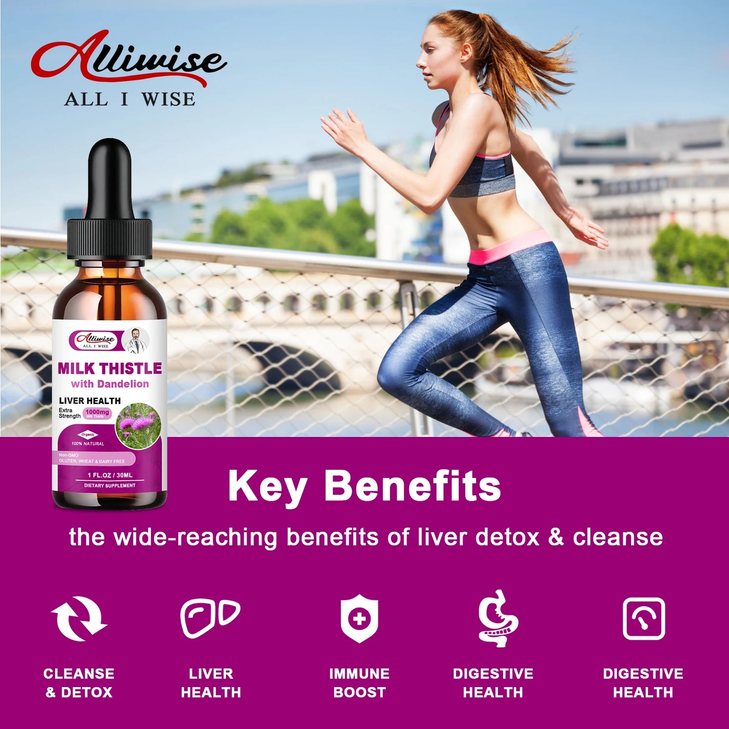 Liquid Milk Thistle Liver Support – Silymarin & Dandelion Peaceful Pleasures Health and Wellness
