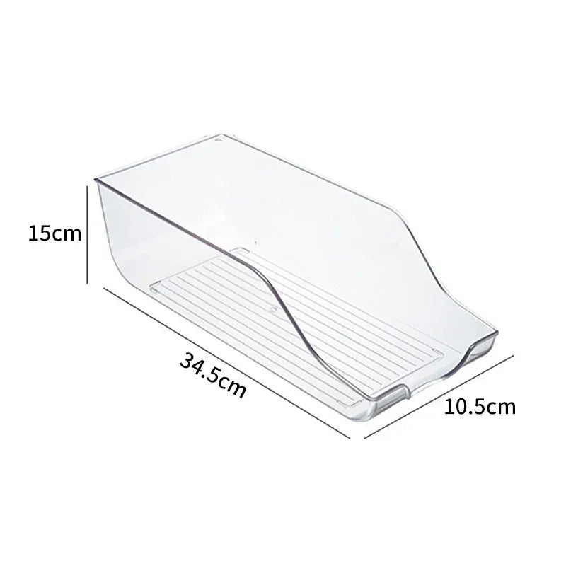 Transparent Refrigerator Storage Box Vegetable Fruit Organizer Fridge Clear Container for Kitchen Food Drinks Storage 2030 Peaceful Pleasures Health and Wellness cola storage box United States