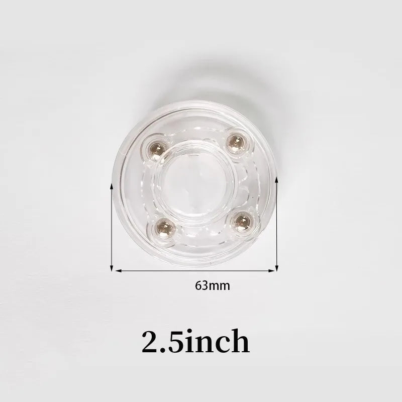 Acrylic 360° Rotating Display Stand | Clear Lazy Susan Turntable
