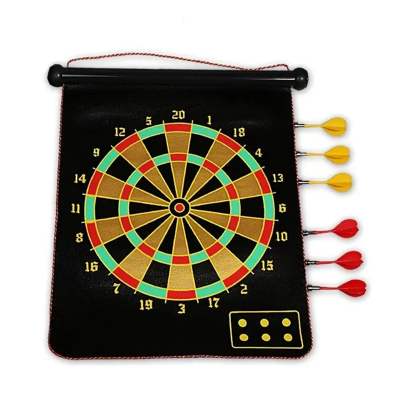 Magnetic Dart Board Set, 12 Inch & 15 Inch Magnetic Darts Target, Dual-Sided Magnetic Game Accessories, Includes 4/6 Darts Peaceful Pleasures Health and Wellness 15in