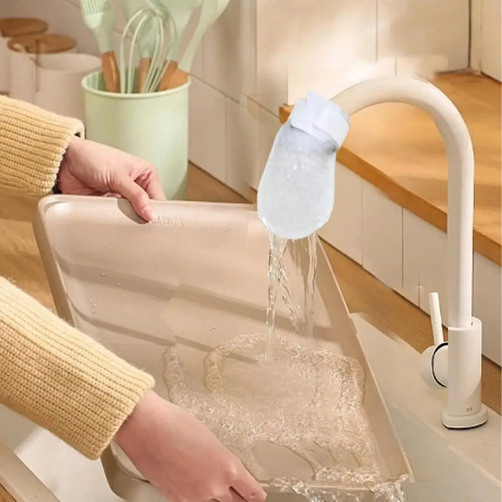 Disposable Faucet Water Filter Cotton Bag, Universal Tap Water Purifier for Removing Sediment Anti-Splash Kitchen Tools Peaceful Pleasures Health and Wellness