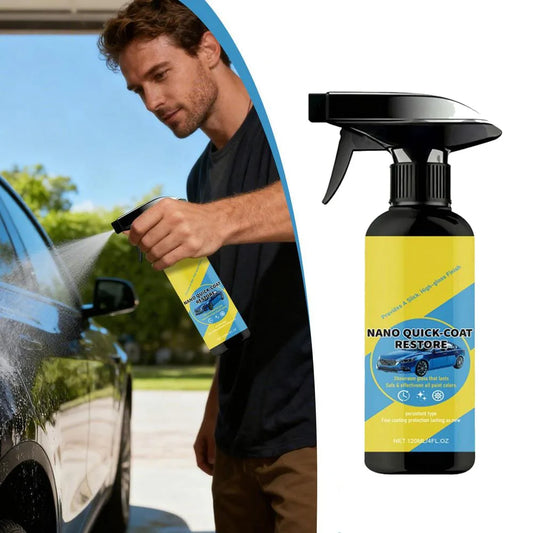Car Nano Ceramic Coating Spray Auto Interior Leather Plastic Rubber Cleaner Polish Refurbishment Agent Stain Removal UV Protect Peaceful Pleasures Health and Wellness