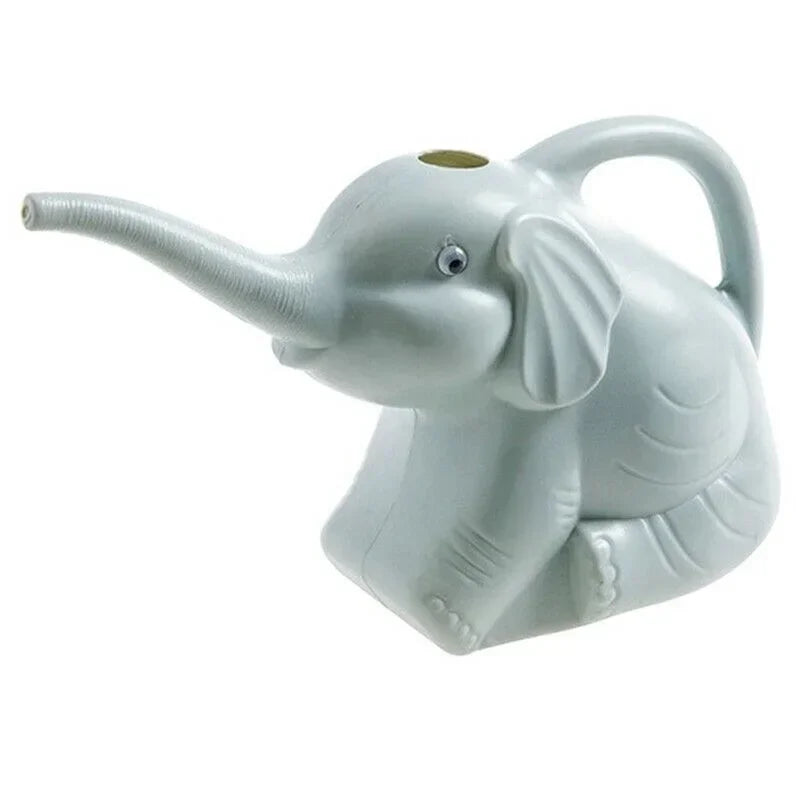 Cute Plastic Elephant Shape Watering Pot Can Plant Outdoor Irrigation