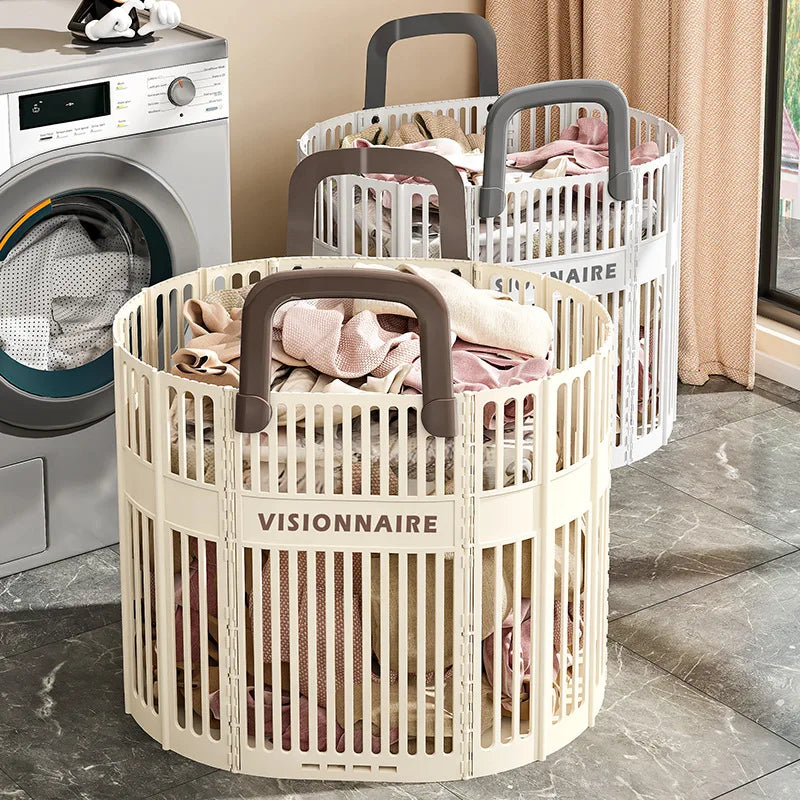 Extra Large Foldable Laundry Hamper – Collapsible Clothes Basket