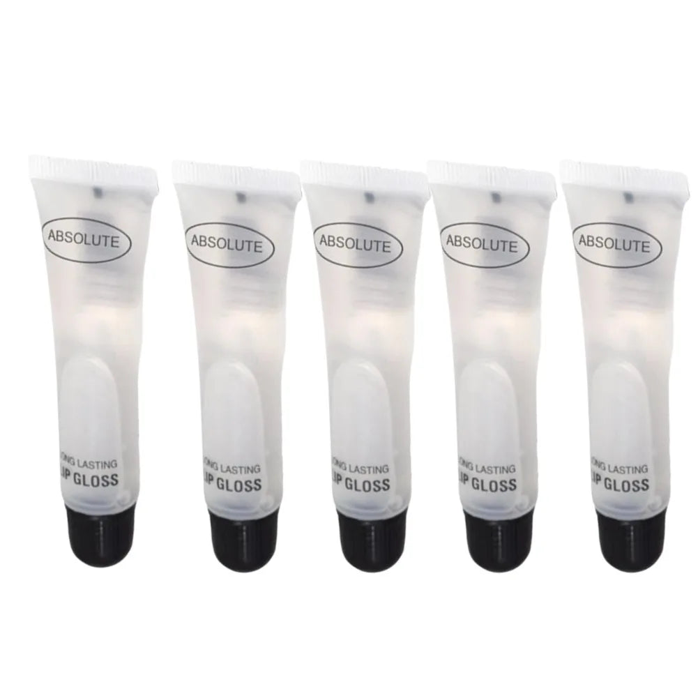Hydrating Lip Oil Moisturizer Plumper Long Lasting Sexy Lips GlossTransparent Waterproof Volume Lip Clear Lip gloss Base Peaceful Pleasures Health and Wellness 5pcs
