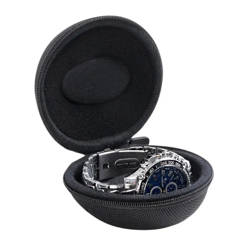 Portable Multipurpose Watch Bracelet Storage Pouch Shockproof Travel Carrying Box Wear-resistant Wristwatch Organiser Box Peaceful Pleasures Health and Wellness