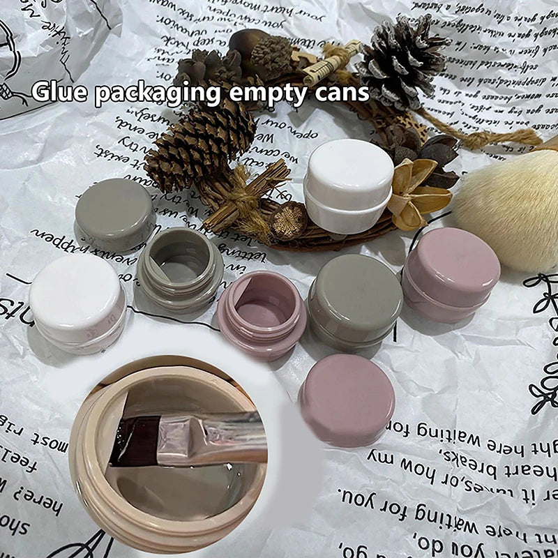 5g Portable Cream Jar Jars Pot Box Makeup Nail Art Cosmetic Bead Storage Container Peaceful Pleasures Health and Wellness