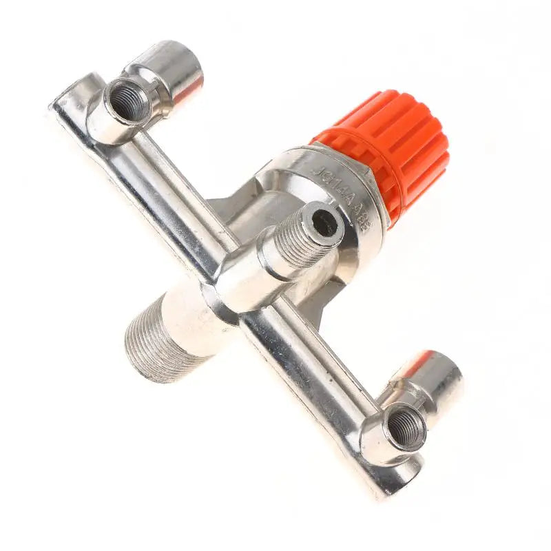 Double Outlet Air Compressor Pressure Regulator Valve | Aluminum
