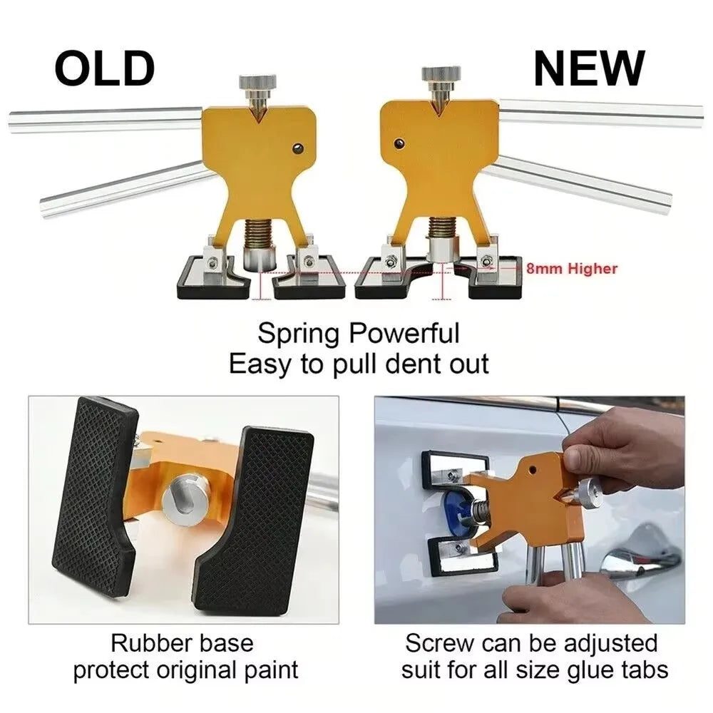 Automotive Body Repair Tool PDR Paintless Dent Repair Kit Car Dent Puller Remover for Vehicle Hail Damage Dent Removal Peaceful Pleasures Health and Wellness
