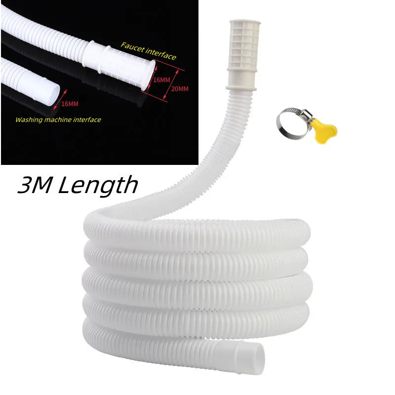 1–4M Flexible Drain Hose Extension | Washing Machine & AC