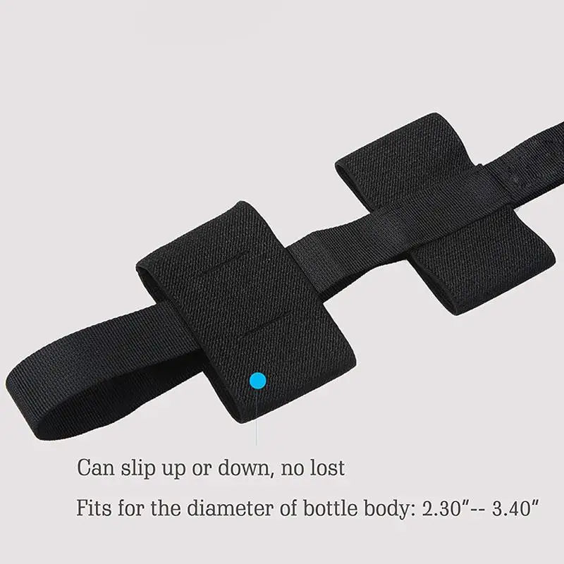 Water Bottle Sling Carrier – Adjustable Nylon Shoulder Strap