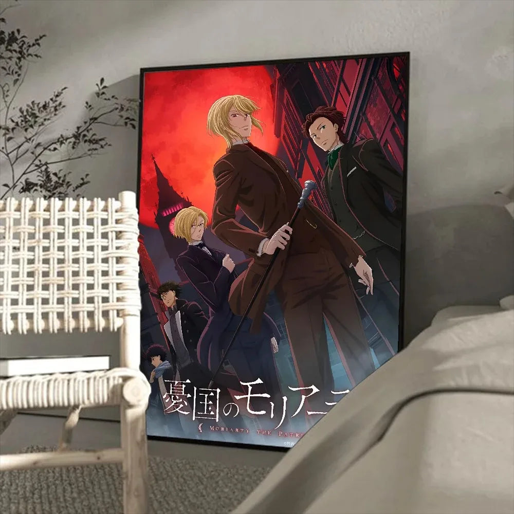 Moriarty the Patriot Anime Canvas Poster | Retro Wall Art