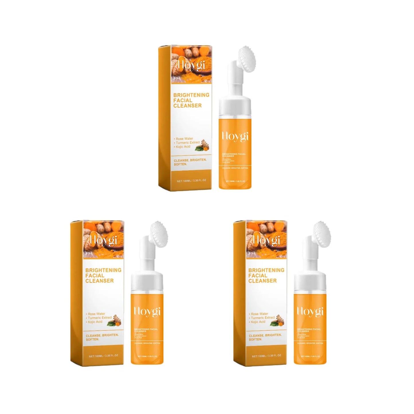 Turmeric & Kojic Acid Foaming Face Cleanser – Acne & Brightening