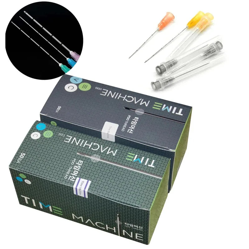 50pcs Disposable Blunt Tip Cannula Needles | 18G–30G Filler