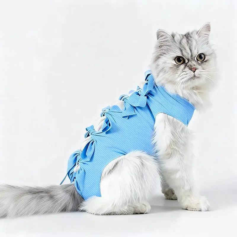 Cat Recovery Suit – Post-Op Anti-Licking Protective Clothing