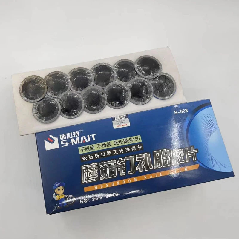 Mushroom Plug Tire Repair Kit 10/24pcs – Tubeless Puncture Fix