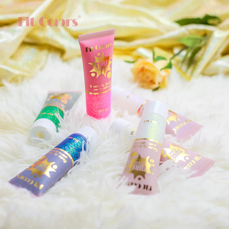 Chameleon Glitter Gel for Face, Body & Hair | Fit Colors