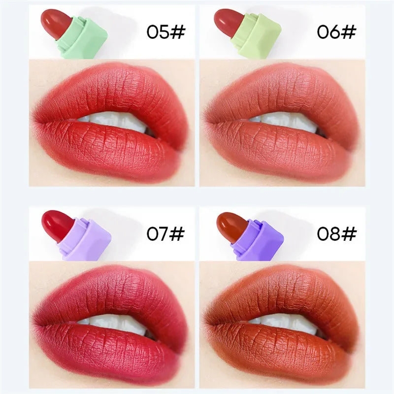 8-Piece Mini Matte Lipstick Set – Waterproof Long-Lasting Colors