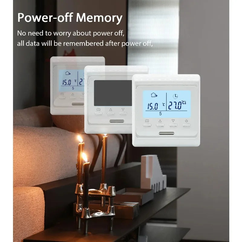 2024 New WiFi Programmable Thermostat Hot Floor 220V 16A Electric Home Floor Heating Temperature Controller APP Remote Control Peaceful Pleasures Health and Wellness