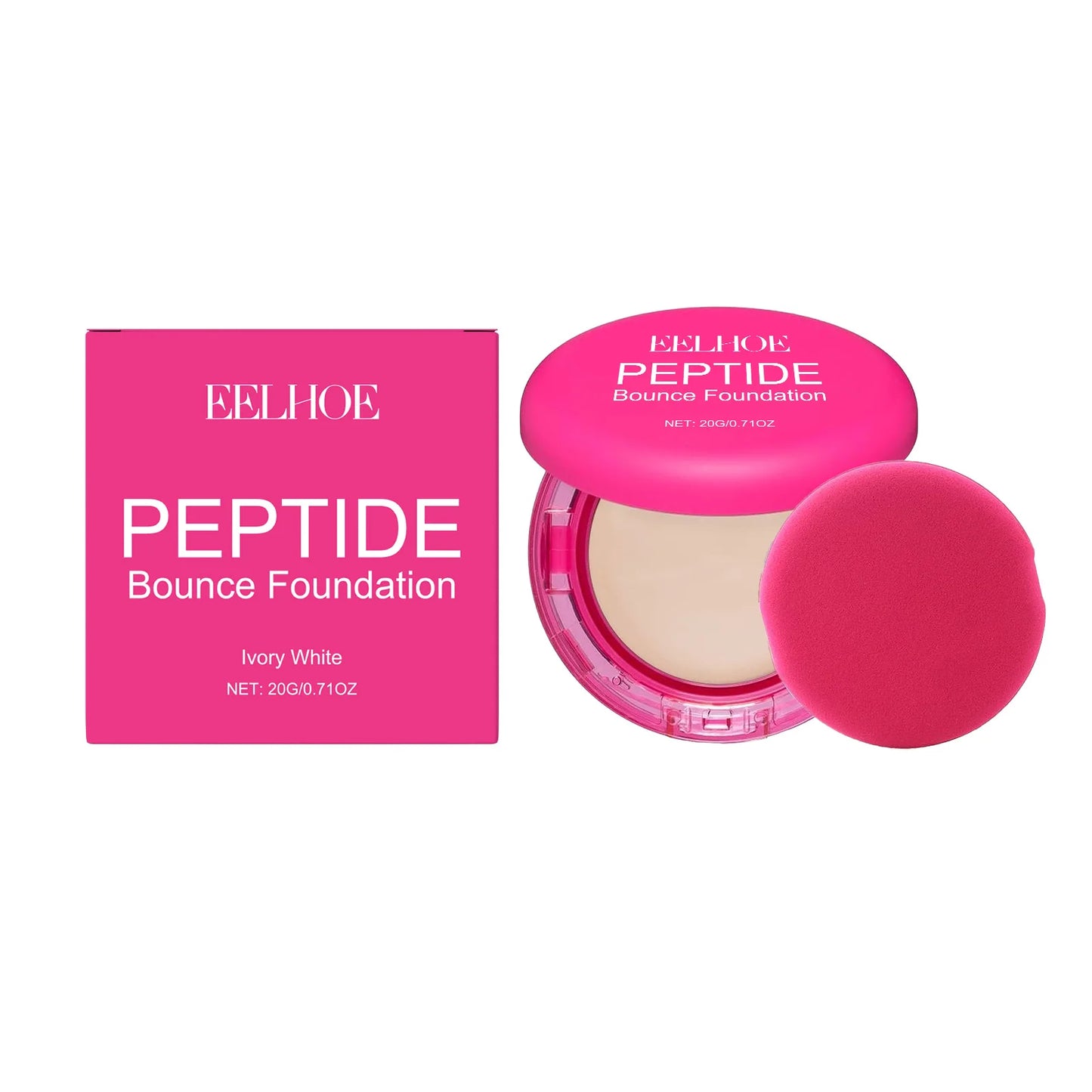 EELHOE Waterproof Foundation Balm for High Coverage Peaceful Pleasures Health and Wellness Ivory
