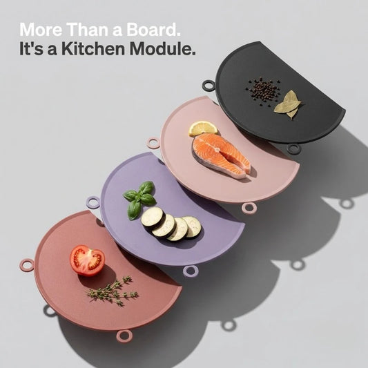 New Non-Slip Dura Kitchen Tpu Cutting Board, Round Flexible Bendable Design, Dishwasher Safe, Ideal for Kitchen & Restaurant Use Peaceful Pleasures Health and Wellness