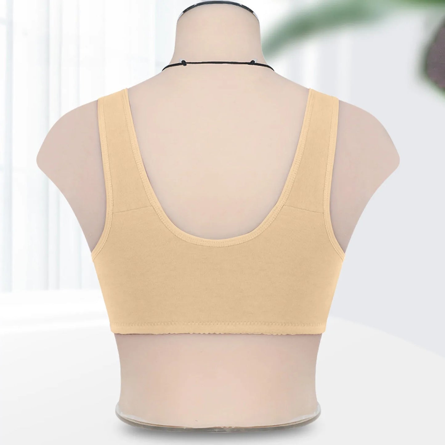 Mother Front Open Buckle Bra Underwear Brassiere Large Size Bra Without Steel Ring Thin Section Vest Type Mom breathable Brassie Peaceful Pleasures Health and Wellness