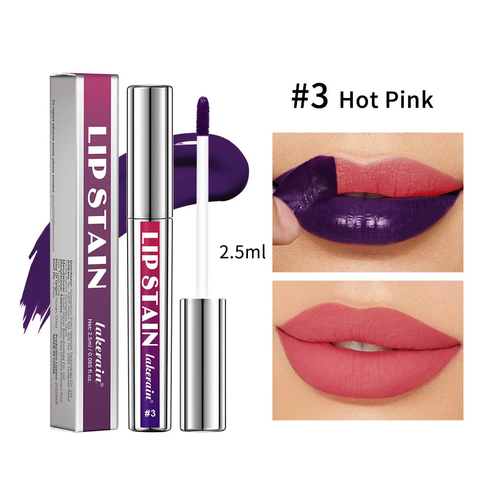 Peel-Off Matte Lip Stain – Rose Pink, Waterproof, Long-Lasting