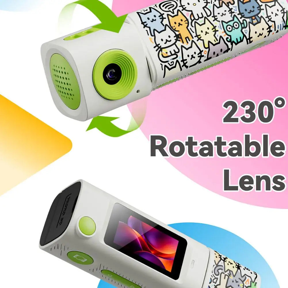 Thumb Sports Digital Camera HD Video Photo Student Mini Pocket Camera Outdoor Travel Vlog Recording Device Peaceful Pleasures Health and Wellness