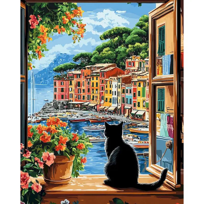 GATYZTORY Oil Painting By Numbers On Canvas Lemon Tree Coloring By Numbers For Adults Gift For Handiwork Home Decor Landscape Peaceful Pleasures Health and Wellness 111-1 40x50cm Unframed