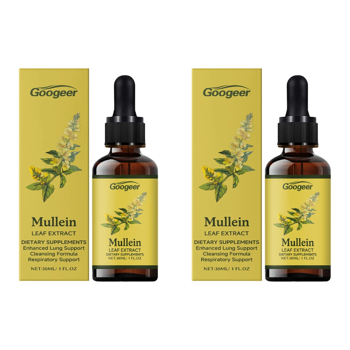 Mullein Herbal Formula Plant-Based Liquid Drops 30ml | Daily