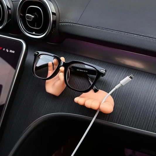Silicone Car Sunglasses Clip & Cable Organizer | 3 Shapes Car Interior Organizer Peaceful Pleasures Health and Wellness