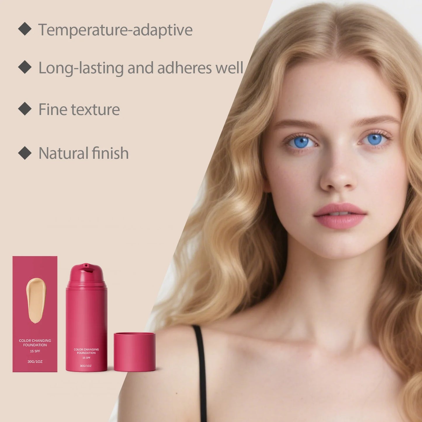 Oil-Control Liquid Foundation | Covers Blemishes & Dark Circles
