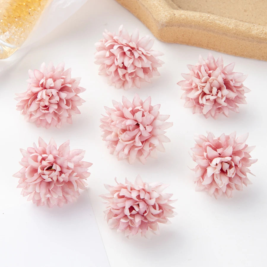 50/100 Silk Carnation Flower Heads – Wedding & DIY Décor