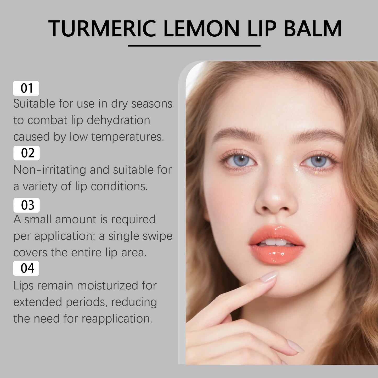 Viareline Turmeric Lemon Lip Balm – Hydrating & Brightening 5g
