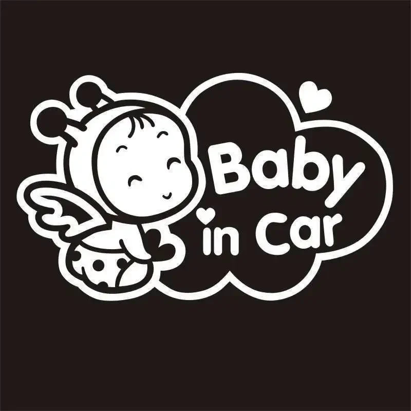 13cm*22cm Baby In Car Baby On Board Decal Motorcycle Funny Truck Hollow Sticker Window Peaceful Pleasures Health and Wellness