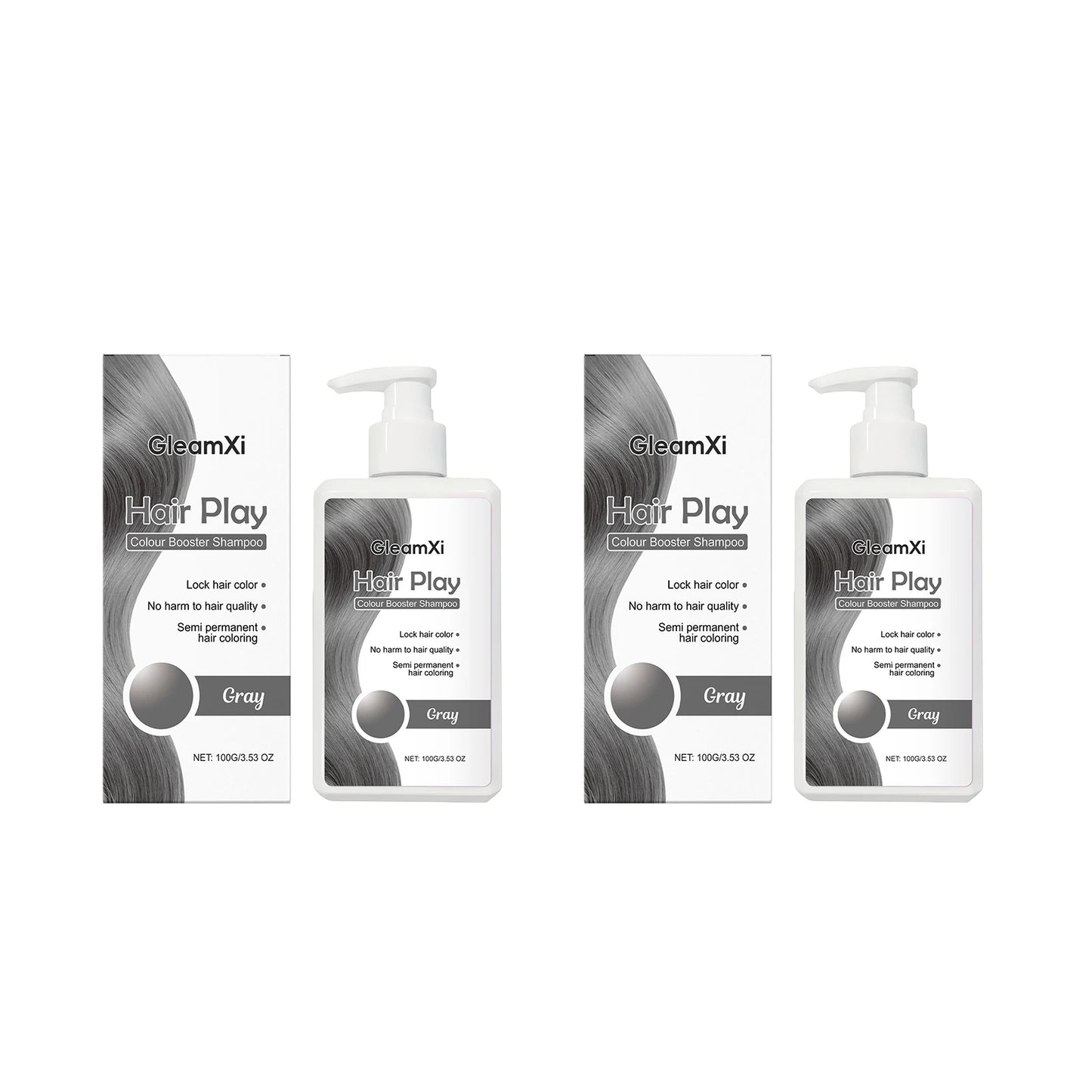 100g Hair Dyeing Shampoo Color-Locking Fade Prevention Gentle Cleansing Nourishing Smoothing Gray Color Fixing Hair Dye Shampoo Peaceful Pleasures Health and Wellness 200g boxed