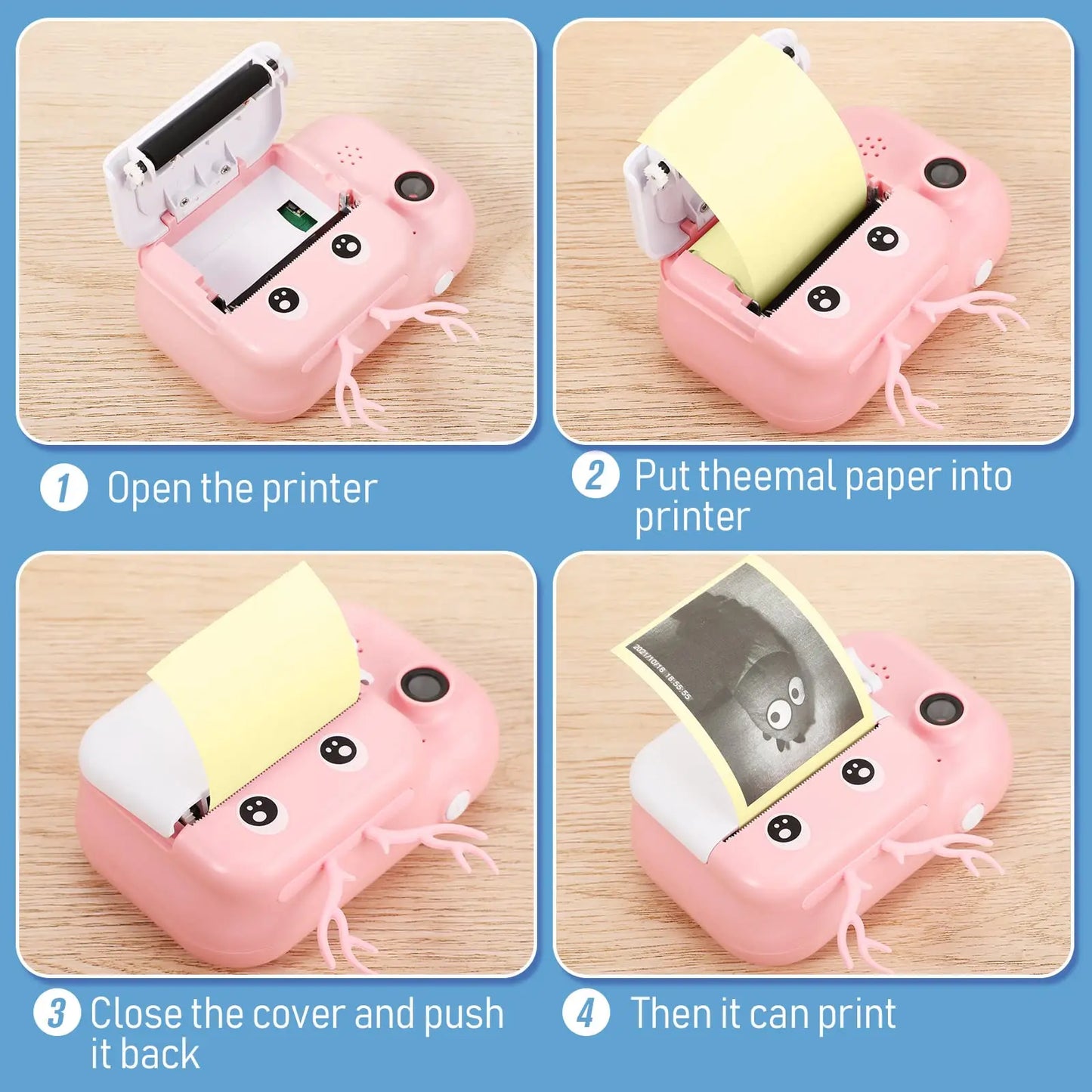 57mm Colorful Thermal Label Sticker Paper – Bluetooth Mini Printer