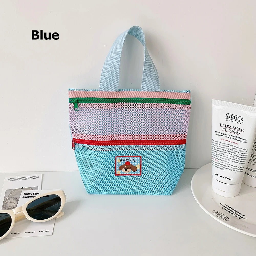 Mesh Shower Caddy Bag | Hanging Toiletry Organizer for Travel
