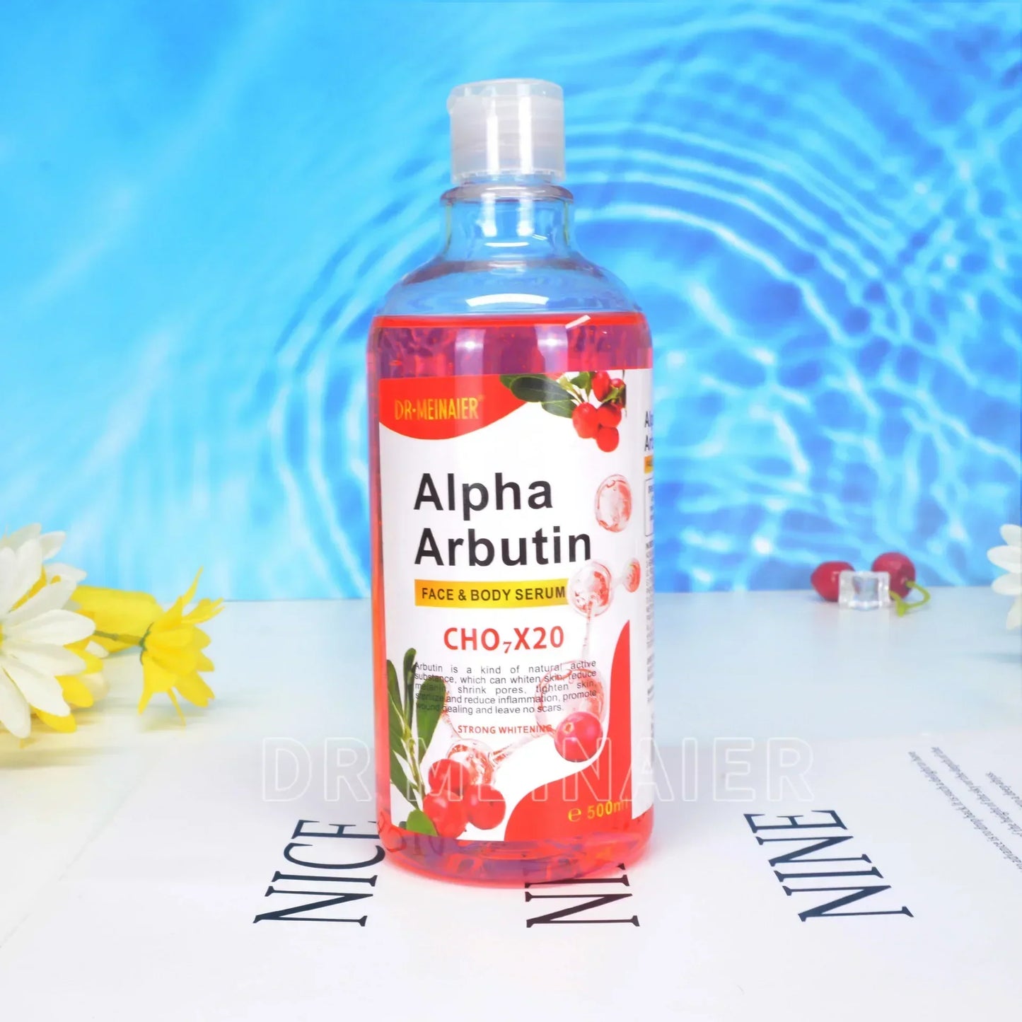 500ml Hyaluronic Acid Vitamin C & AHA Brightening Body Serum