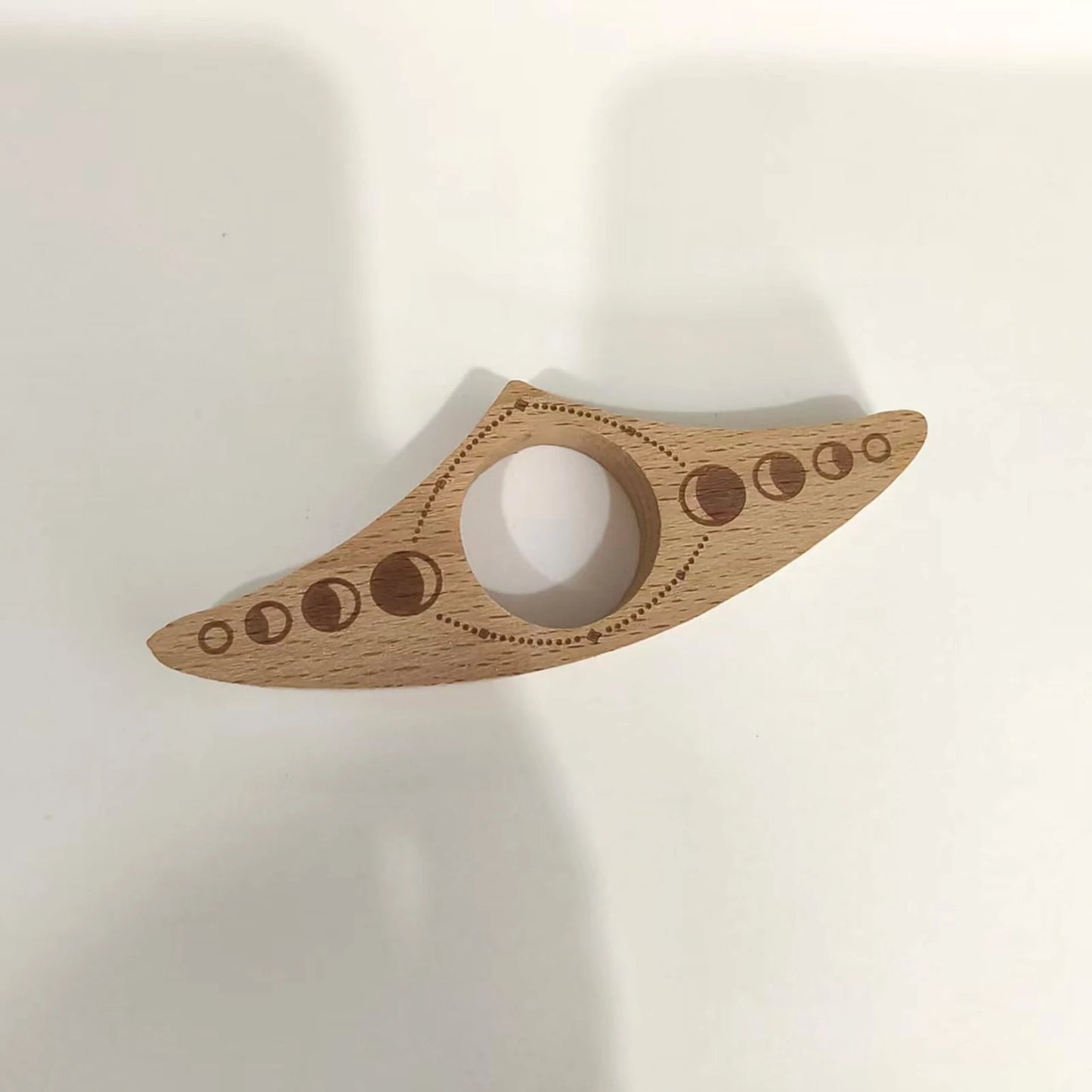 Wooden Thumb Bookmark – One-Hand Page Holder Clip for Books