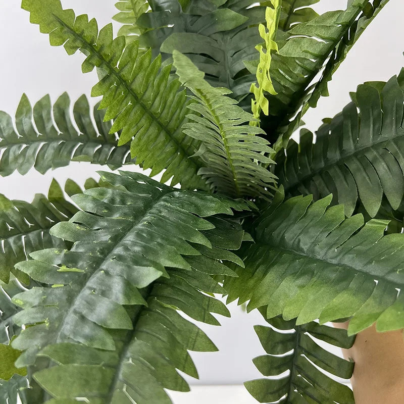 Artificial Silk Fern Plant | Persian Grass Leaves Home Decor