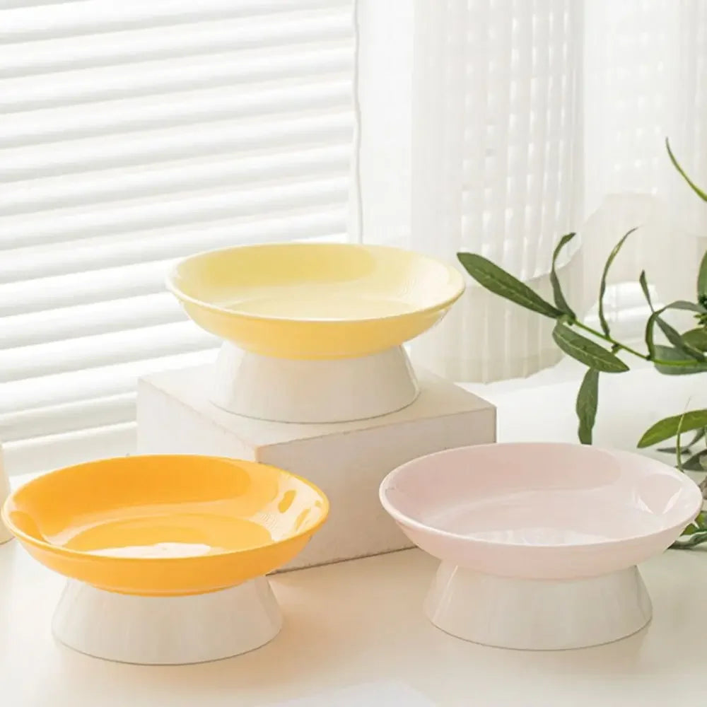 Ceramic Cat & Dog Bowl – Non-Slip, Anti-Tip, Large Capacity
