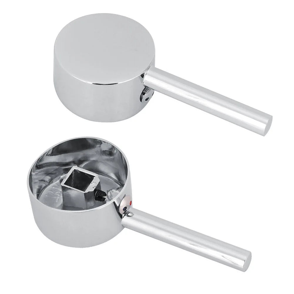 Chrome Zinc Alloy Faucet Handle Replacement – Kitchen & Bathroom