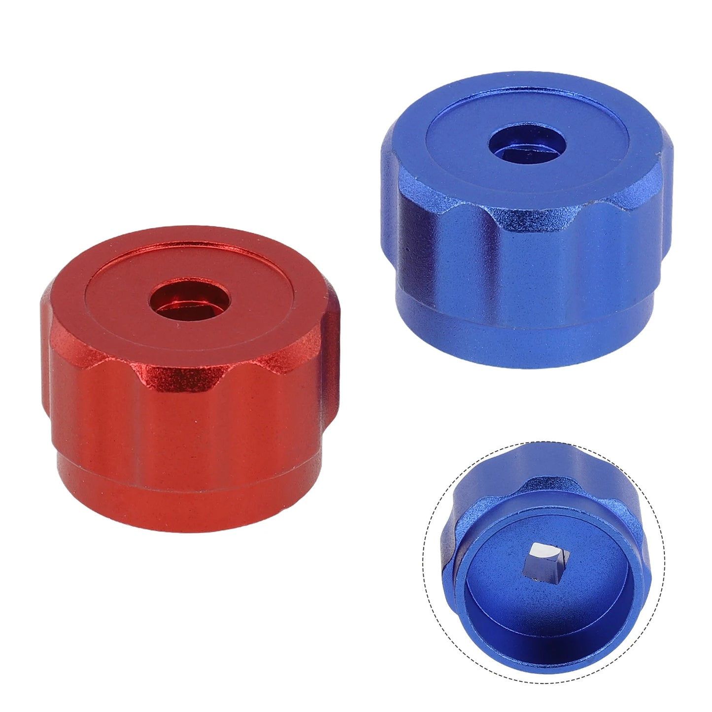 Round Wheel Handle Faucet Handles Manifold Gauges Knob Aluminum Alloy