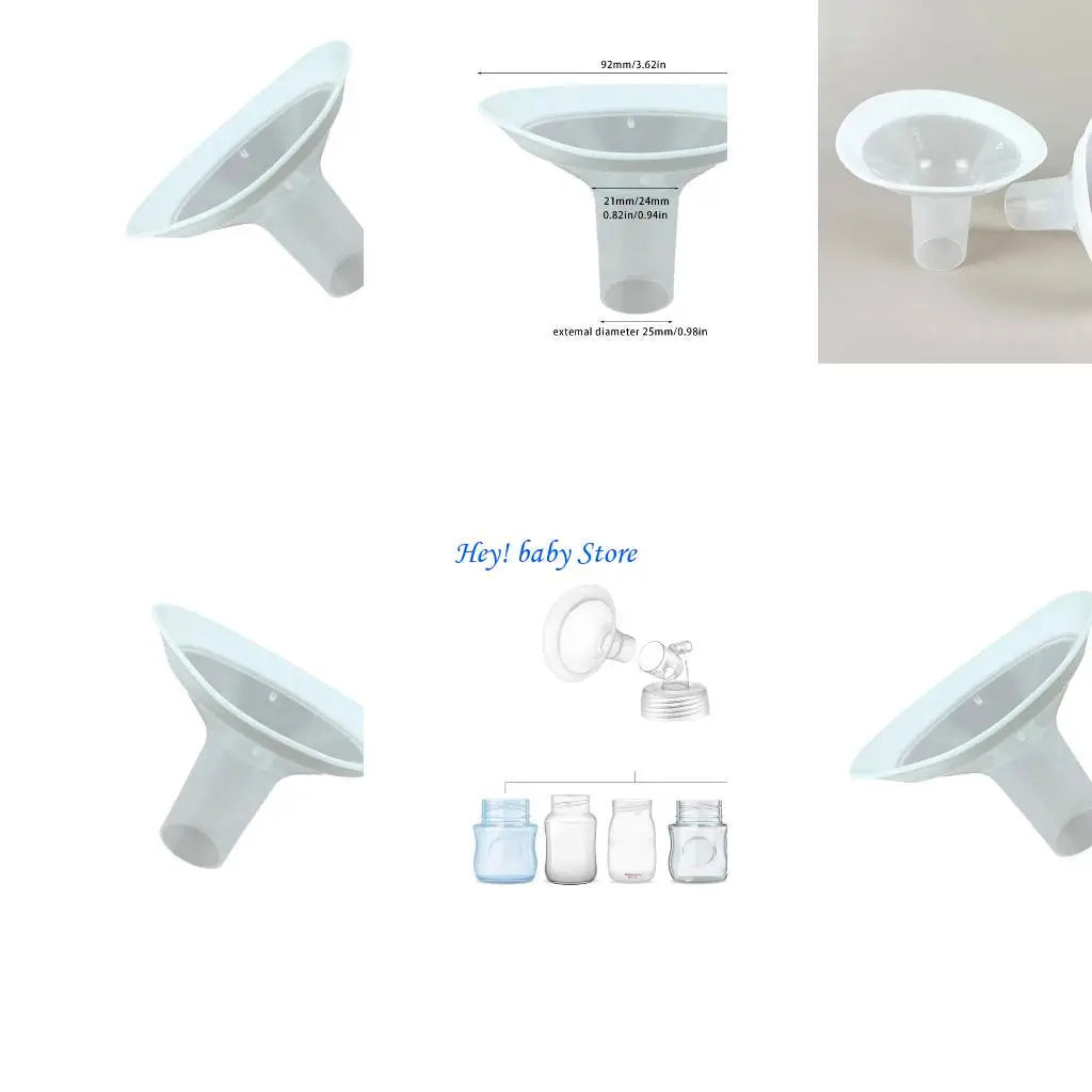 Silicone Breast Shield 21mm/24mm – Easy Clean Pumping Flange